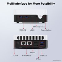 Компактный компьютер Chuwi Larkbox X Intel N100 12+512