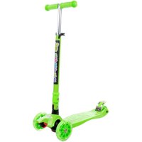 Двухколесный детский самокат Полесье Со складной ручкой 0072C 94391 (зеленый)