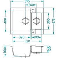 Кухонная мойка Alveus Rock 80 G05M 4218005