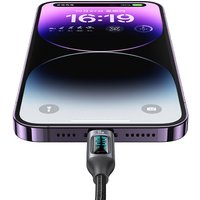Кабель Usams US-SJ667 USB Type-С - Lightning (1.2 м, черный)