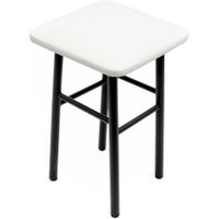 Табурет ВВР Классик (белый крокодил/черный, экокожа)