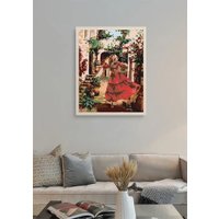 Картина по номерам PaintLine Девочка в красном NOSI-A031