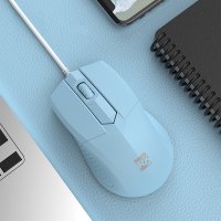 Мышь R8 1607 (голубой)