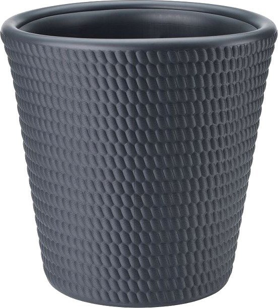 Кашпо Form-Plastic Lina 4600-014 (антрацит)