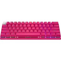 Клавиатура Logitech G Pro X 60 Lightspeed GL Tactile 920-011953 (розовый, нет кириллицы)