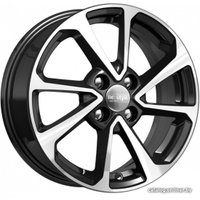 Литые диски K&K KC861 15x6" 4x100мм DIA 54.1мм ET 46мм Алмаз Черный