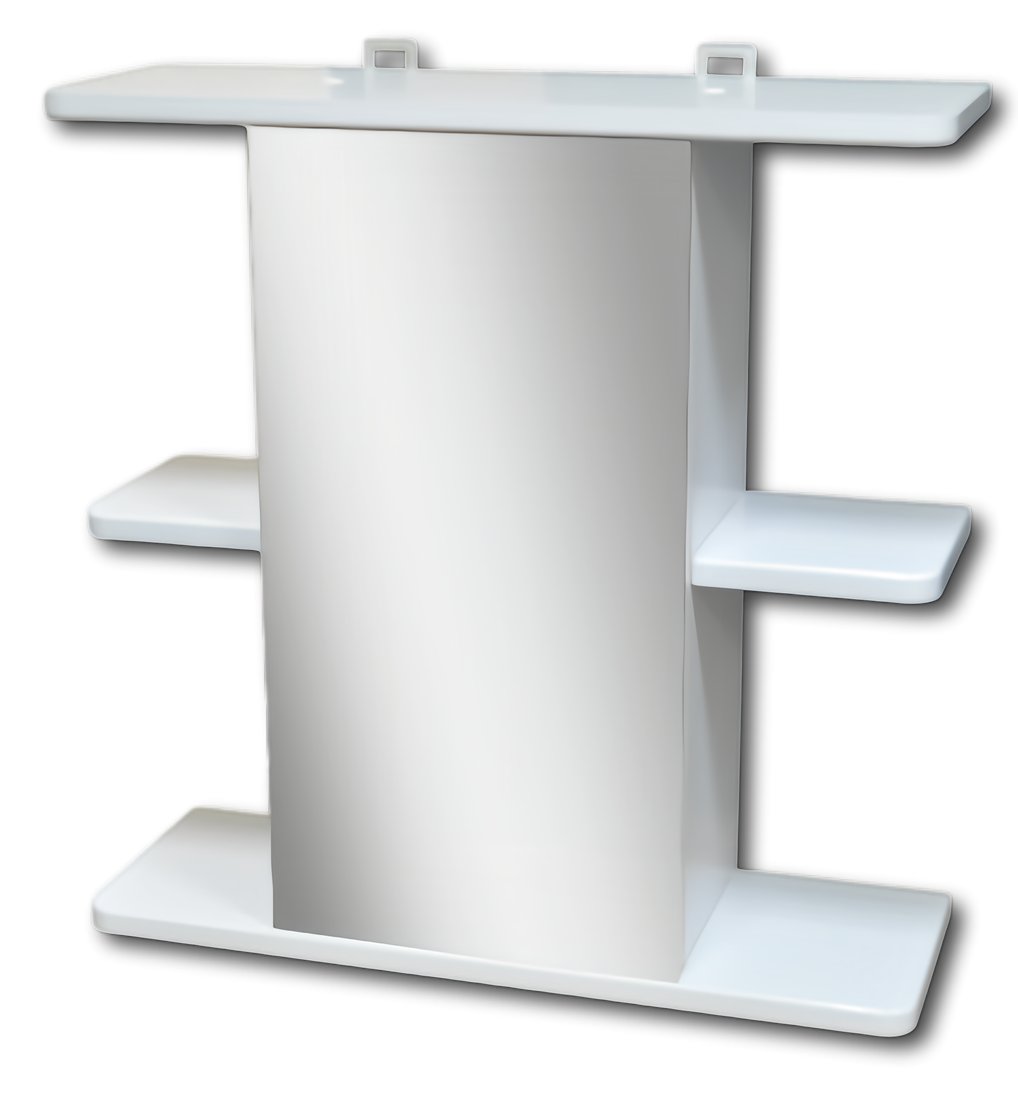 

Гамма Шкаф с зеркалом 10 (белый, правый)