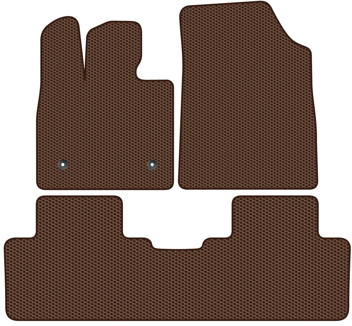 

Комплект ковриков для авто Alicosta BYD Song Plus I (suv / SUV) 2020 - 2024 (коричневый, сота)