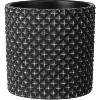 Кашпо Композит Грань Цилиндр №2 КБ-Ц2-217-72 (1.82 л, темно-серый)