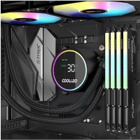 Система жидкостного охлаждения для процессора Coolleo Ice Fairy Dig 240 Lite (черный)
