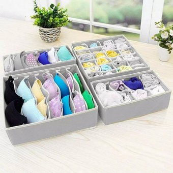 Органайзер для хранения USBTOP 4 предмета (серый)