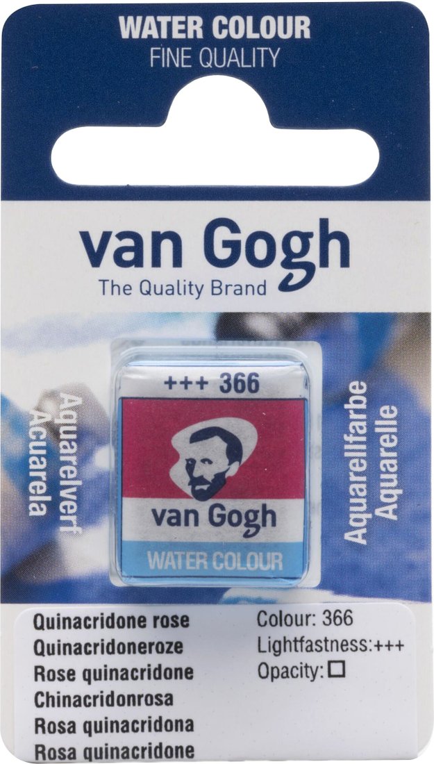 

Акварельная краска Van Gogh 366 20863661 (хинакридон розовый, кювета)