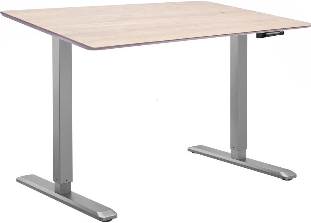 

Стол для работы стоя ErgoSmart Wooden Manual DESKFIT DF100 1300х750х27 мм (скошенный край, дуб беленый/серый)