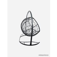 Подвесной диван M-Group Лежебока 11180305 (с серым ротангом/коричневая подушка)