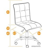 Офисное кресло TetChair Зеро (искусственная кожа, коричневый)