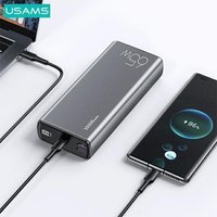 Внешний аккумулятор Usams CD165 PB59 30000mAh (темно-серый)