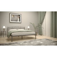 Кровать ИП Князев Лилия 140x190 (серый)