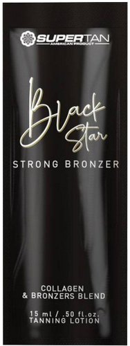 Крем для загара SuperTan Black Star Cо Slimming эффектом и питательными маслами (15 мл)
