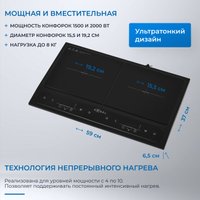 Настольная плита ZUGEL ZIH620B