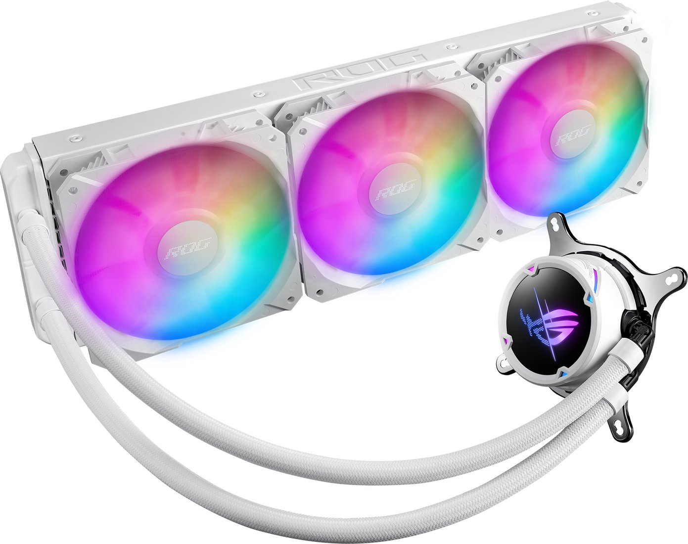 

Система жидкостного охлаждения для процессора ASUS ROG Strix LC II 360 ARGB White Edition