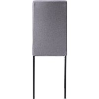 Стул Listvig Слим (графит ткань tesla graphite/черный)