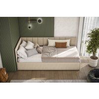 Кровать-тахта Mio Tesoro Bris КР 3 90x200 (ткань бежевый)