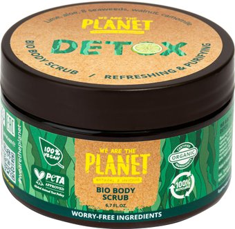 We Are The Planet Скраб для тела Обновляющий Detox 200 мл