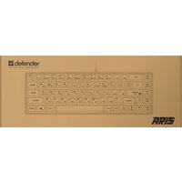 Клавиатура Defender Aris GK-349 (черный/белый)