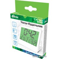 Настольные часы Ritmix CAT-042 (белый)