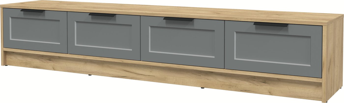 

Тумба Интерлиния ТВ Концепт Тренд КТ-ТВ4-35 (дуб золотой/серый)