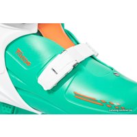 Коньки Ricos Boom PW-229 M (р. 33-36, белый/бирюзовый)