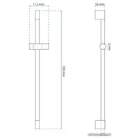 Душевая штанга Rea 01 Chrome P5982