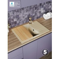 Кухонная мойка Polygran Deka 700 (опал)
