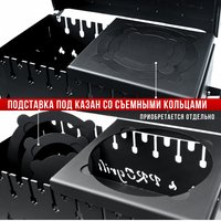 Мангал для дачи Progrill Мюнхен Вуд КТ (4 мм) в Витебске