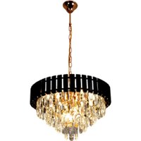 Подвесная люстра Estares Simona 86 8хЕ14-480х890-BKGD/CRYSTAL-220-IP20
