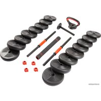 Набор гантелей AMETIST со штангой и гирями 6в1 30 кг