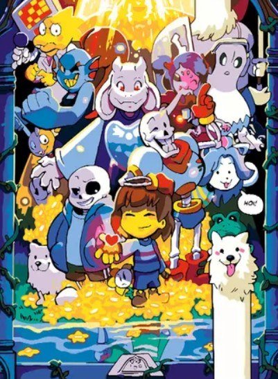 

Картина по номерам PaintLine Undertale PL-00263