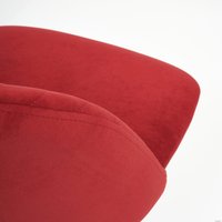 Офисное кресло TetChair Melody (флок, бордовый)