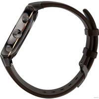 Умные часы ASUS ZenWatch 3 Gunmetal case/Brown rubber band [WI503Q]