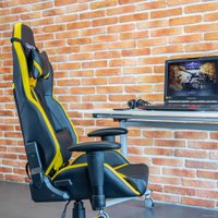 Игровое (геймерское) кресло GetActive Day-off (черный/желтый)
