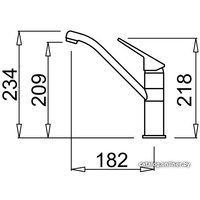 Смеситель Elleci Teseo Cromato