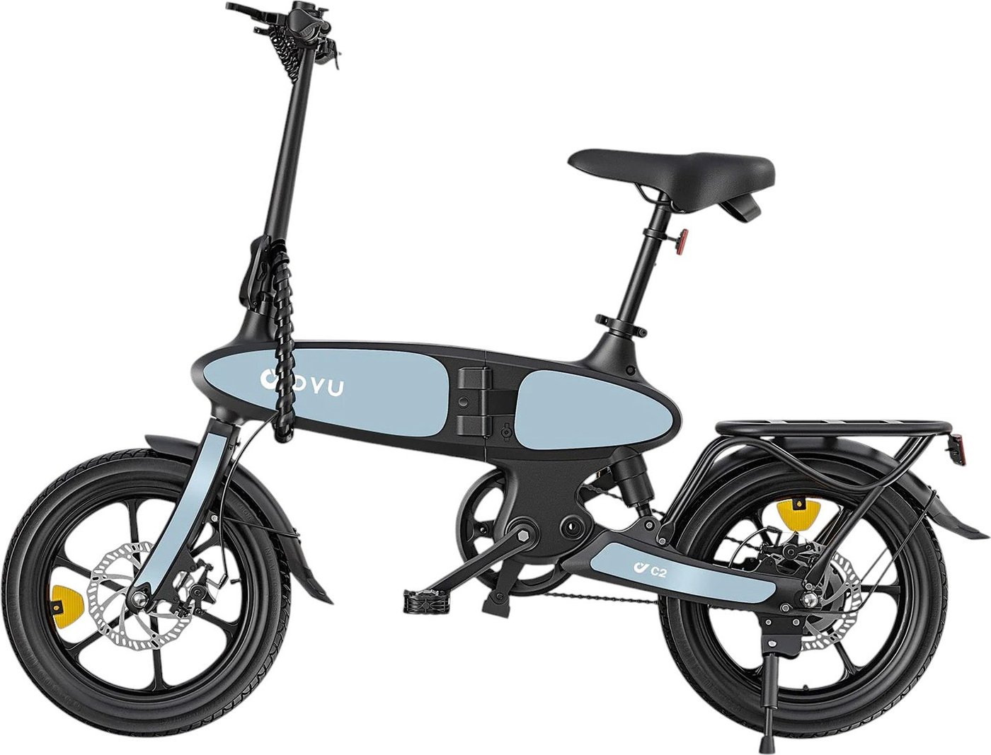 Электровелосипед DYU C2 250W (голубой)