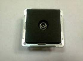 

Розетка телевизионная Systeme Electric W59 RTS-151-6-86 (черный бархат)