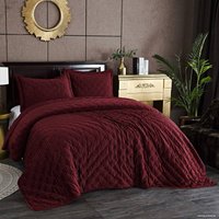 Набор текстиля для спальни Sofi De MarkO Адажио 240х260 Пок-АЖ-БР-240х260 (бордовый)