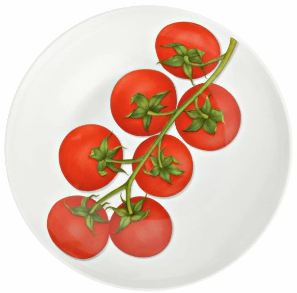 

Тарелка глубокая Taitu Freedom Vegetable 1-85-C (красный)