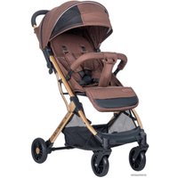 Коляска прогулочная «книга» Farfello Comfy Go (шоколад/золотистый)