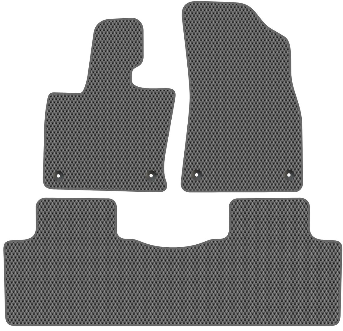 

Комплект ковриков для авто Alicosta Geely Atlas II (suv / FX11) 2023 - Н.В. (серый, ромб)