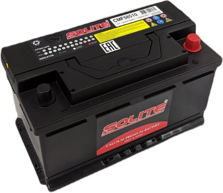 

Автомобильный аккумулятор Solite CMF 58510 (85 А·ч)