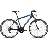 Велосипед Kross Evado 1.0 M (черный/синий, 2017)
