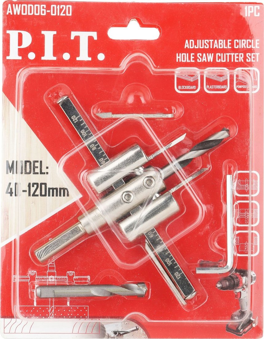 

Набор сверл P.I.T. AWOD06-0120